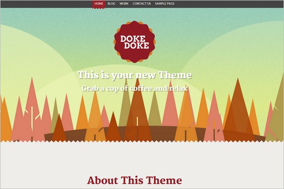 Brand New Free WordPress Themes - Doke Doke