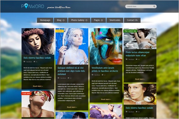 Pinterest Inspired Themes for WordPress - Pinword