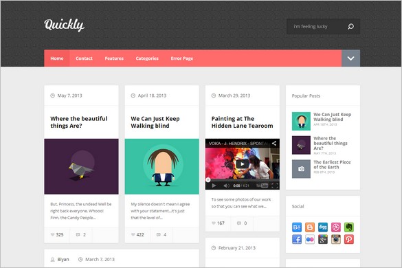 Pinterest Inspired Themes for WordPress - Quickly