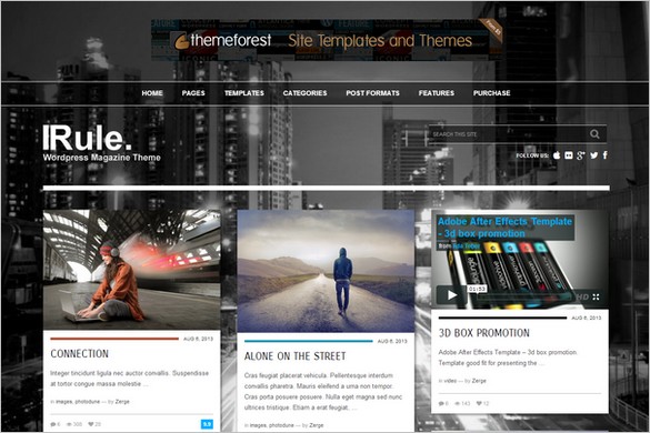 Pinterest Inspired Themes for WordPress - Rule