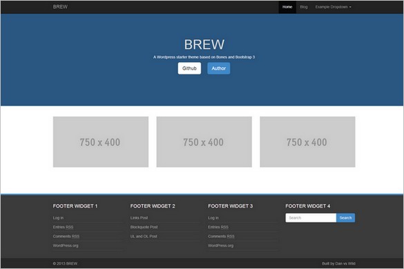 BREW Free WordPress Theme