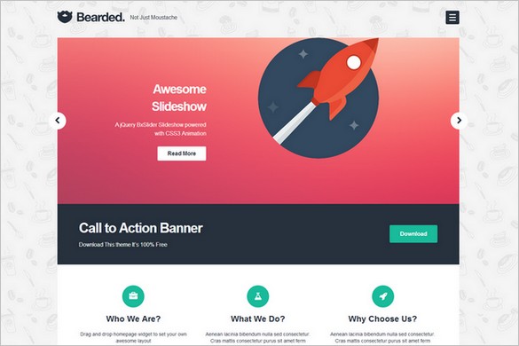 Best Free WordPress Theme Releases - Bearded
