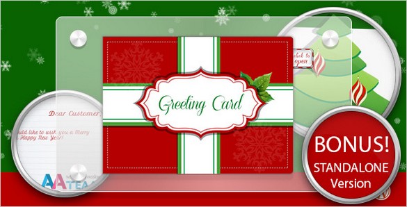 Business Christmas Greeting Card WordPress Plugin