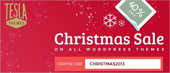 TeslaThemes WordPress Christmas and New Year Deals