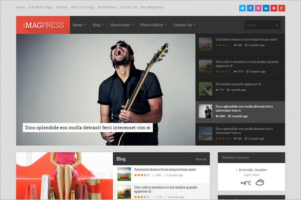 News & Magazine WordPress Themes - iMagPress