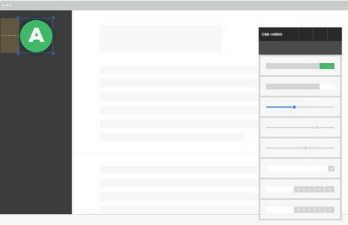 CSS Hero - Easy Point and Click Interface Customize your WordPress Site Live with CSS Hero