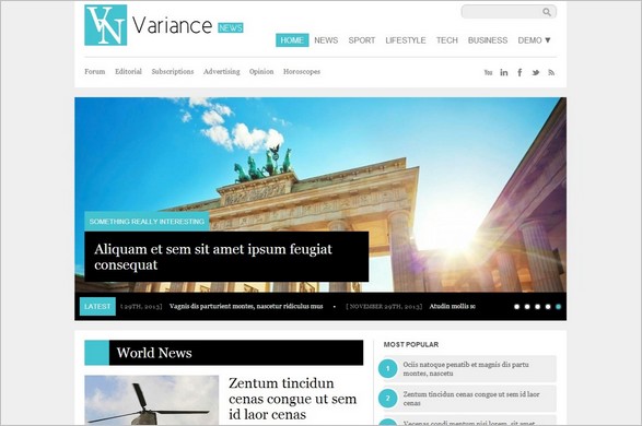 New WordPress Themes for Magazines and News Sites