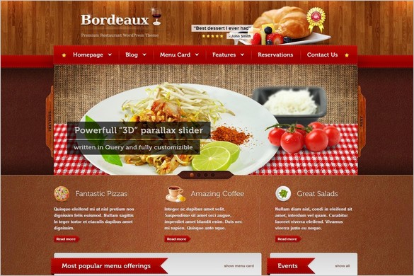 Global Foodies - Trendy Restaurant WordPress Themes