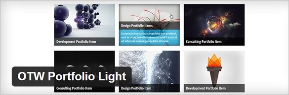 OTW Portfolio Light The Best CSS Plugins for Your New WordPress Blog