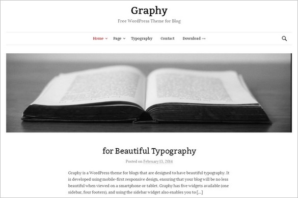 WordPress Themes with Elegant Minimalist Design 