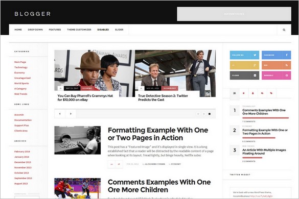 Top 10 New Free WordPress Themes March 2014 Edition