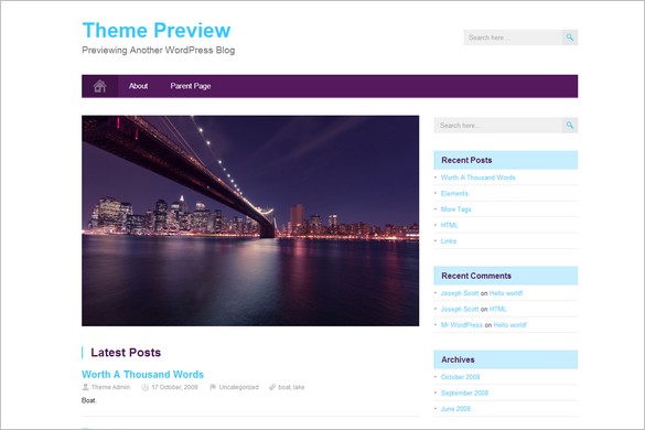 New Free WordPress Themes March 2014 Edition