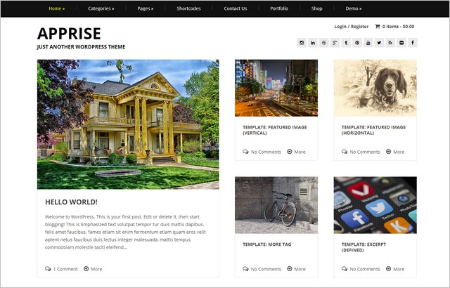 Top 10 New Free WordPress Themes April 2014 Edition