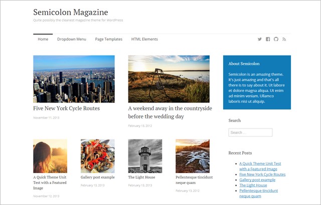 10 New Free WordPress Themes June 2014 Edition 