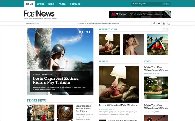 FastNews WordPress Theme New and Trendy Free WordPress Theme Releases
