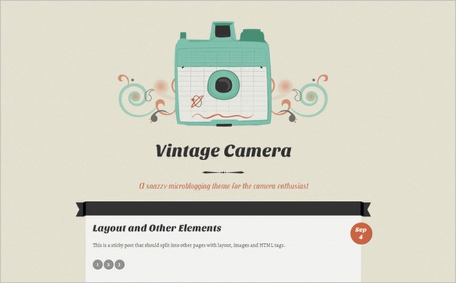 WordPress Themes With Elegant Vintage and Retro Design