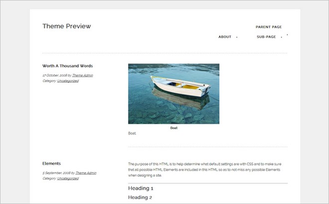 New Child Themes In The WordPress Themes Directory