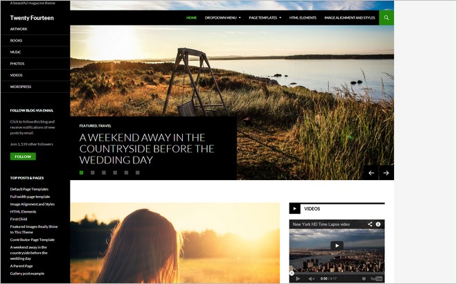 Top 8 Free WordPress Themes