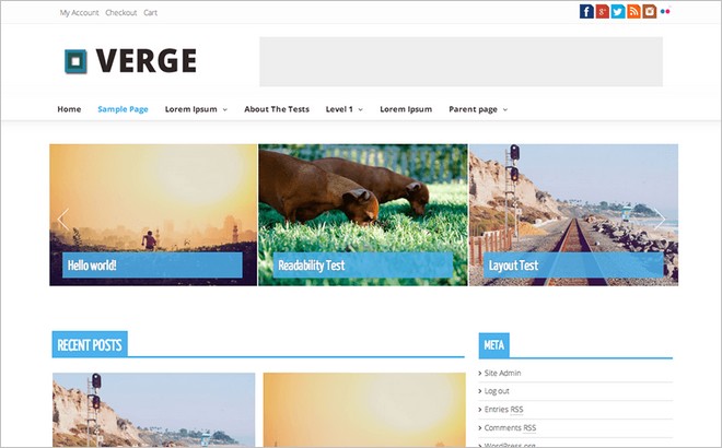Verge WordPress Theme 5 New WordPress Themes for Magazine & News Websites