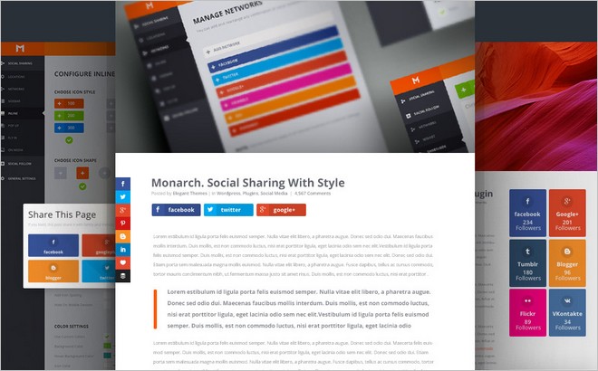 Monarch - A Top Notch Social Sharing WordPress Plugin