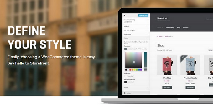 Storefront eCommerce WordPress Theme Storefront - A New Free WordPress Theme by WooThemes