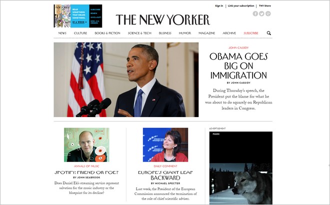 The New Yorker Biggest Business Players Who Trust and Use WordPress