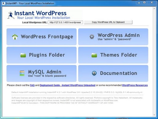 How to Install WordPress on a USB Stick Using Instant WordPress