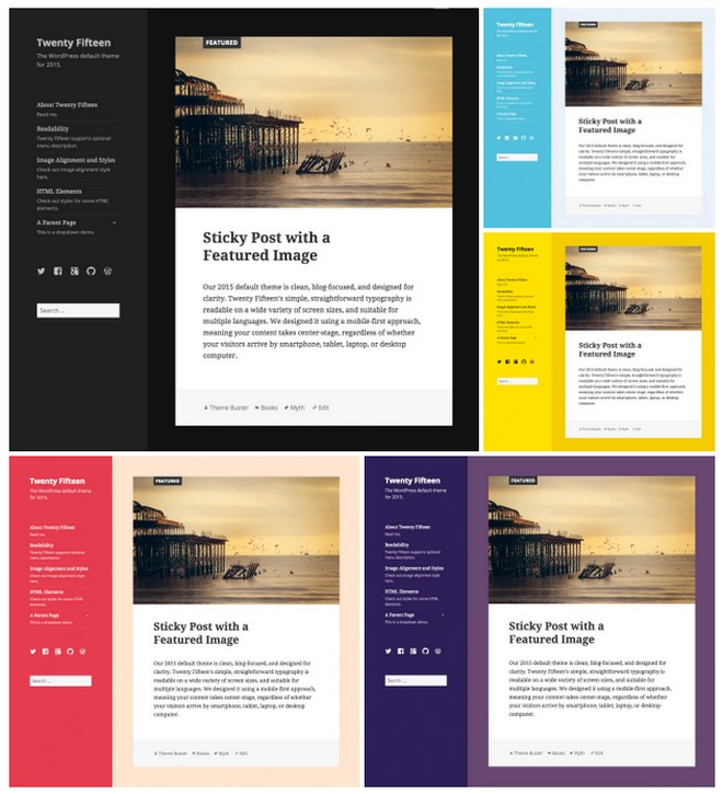 Twenty Fifteen - The New Default Theme in WordPress
