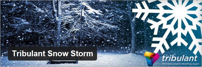 Tribulant Snow Storm How to Decorate Your WordPress Site For Christmas
