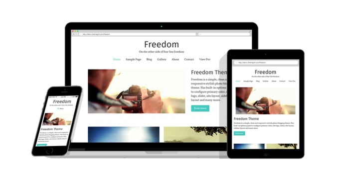 Freedom - A Perfect Free WordPress Photo Blogging Theme