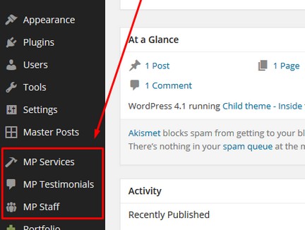 How to Create Testimonials, Services and Staff Custom Posts in WordPress