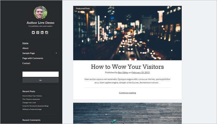 Top 10 New Free WordPress Themes March 2015 Edition 