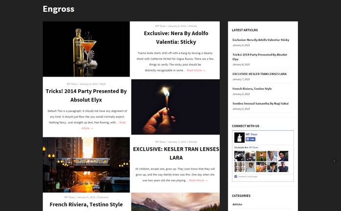 Top 10 New Free WordPress Themes April 2015 Edition 