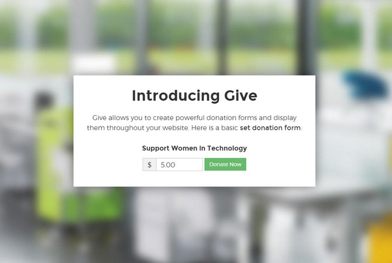 Give - A Free WordPress Plugin for Accepting Donations