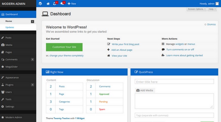 Modern Admin - Flat WordPress Admin Theme Everything You Need to Know About WordPress Admin Themes