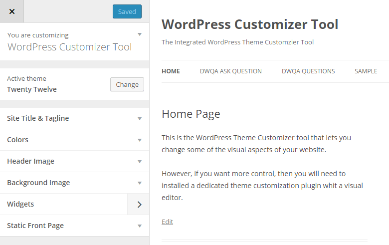 WordPress Customizer Tool 4 Visual Editors for Changing the Appearance of Your WordPress Website WordPress Customizer Tool