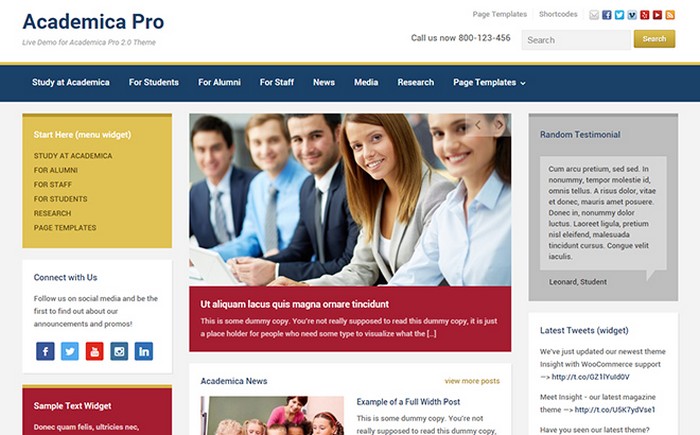 Best Education WordPress Themes 2015