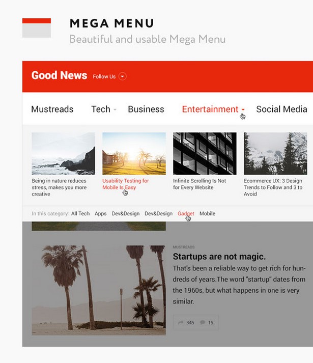 Good News WordPress Theme - Designed for Building Stunning and Flexible Blogs