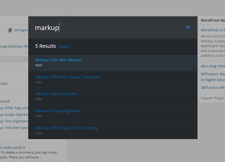 Admin Command Palette Search How to Enhance the Backend Search in WordPress