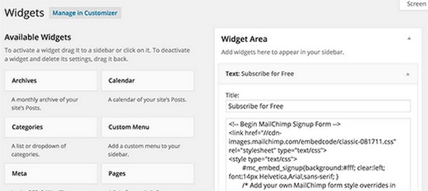 How MailChimp Can Be Integrated in Your WordPress Website