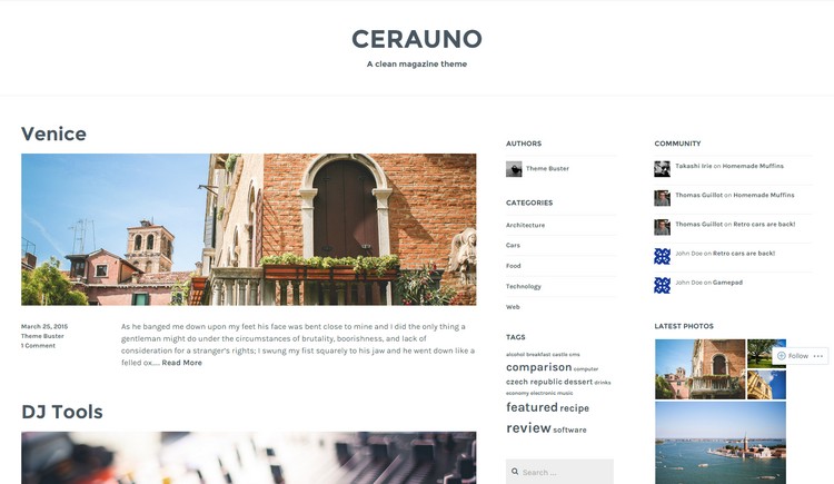Top 10 New Free WordPress Themes August 2015 Edition