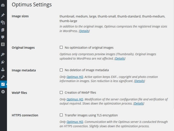 Optimus Image Optimizer: Lossless Compression WordPress Plugin