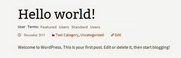 Custom Taxonomy Users Increase Your WordPress Site's Usefulness With Custom Taxonomy