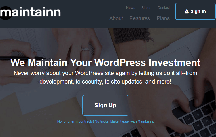 WordPress Maintenance Service - Maintainn