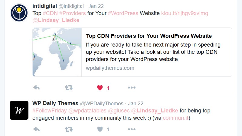 Warble Twitter Handle Results How to Monitor Your WordPress Website’s Social Media Activity