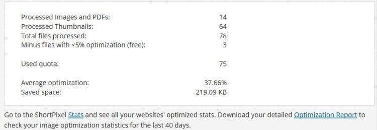 ShortPixel - Bulk Optimization Report Compressing Images for Better Site Performance Using the ShortPixel Image Optimizer Plugin for WordPress
