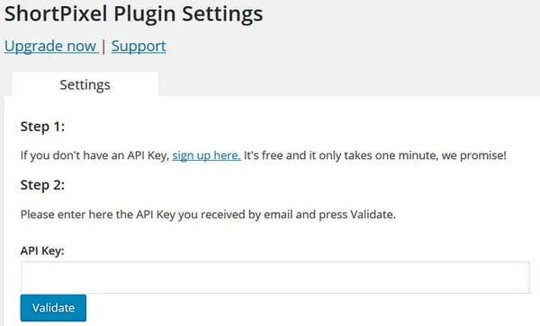 ShortPixel - Plugin Settings, API Key Compressing Images for Better Site Performance Using the ShortPixel Image Optimizer Plugin for WordPress