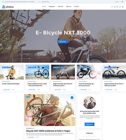 WildRide Responsive WordPress Theme