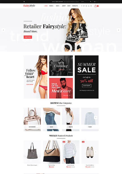 Fairy Style WooCommerce Theme