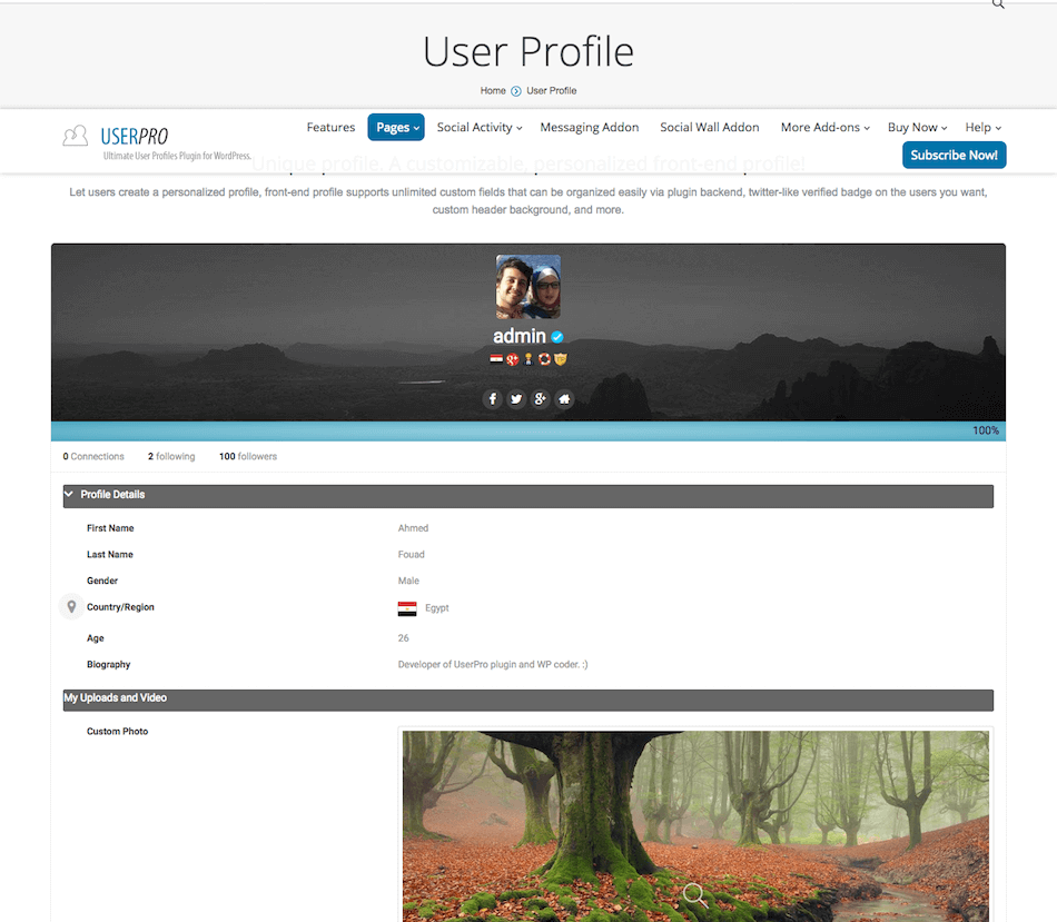 user_profile